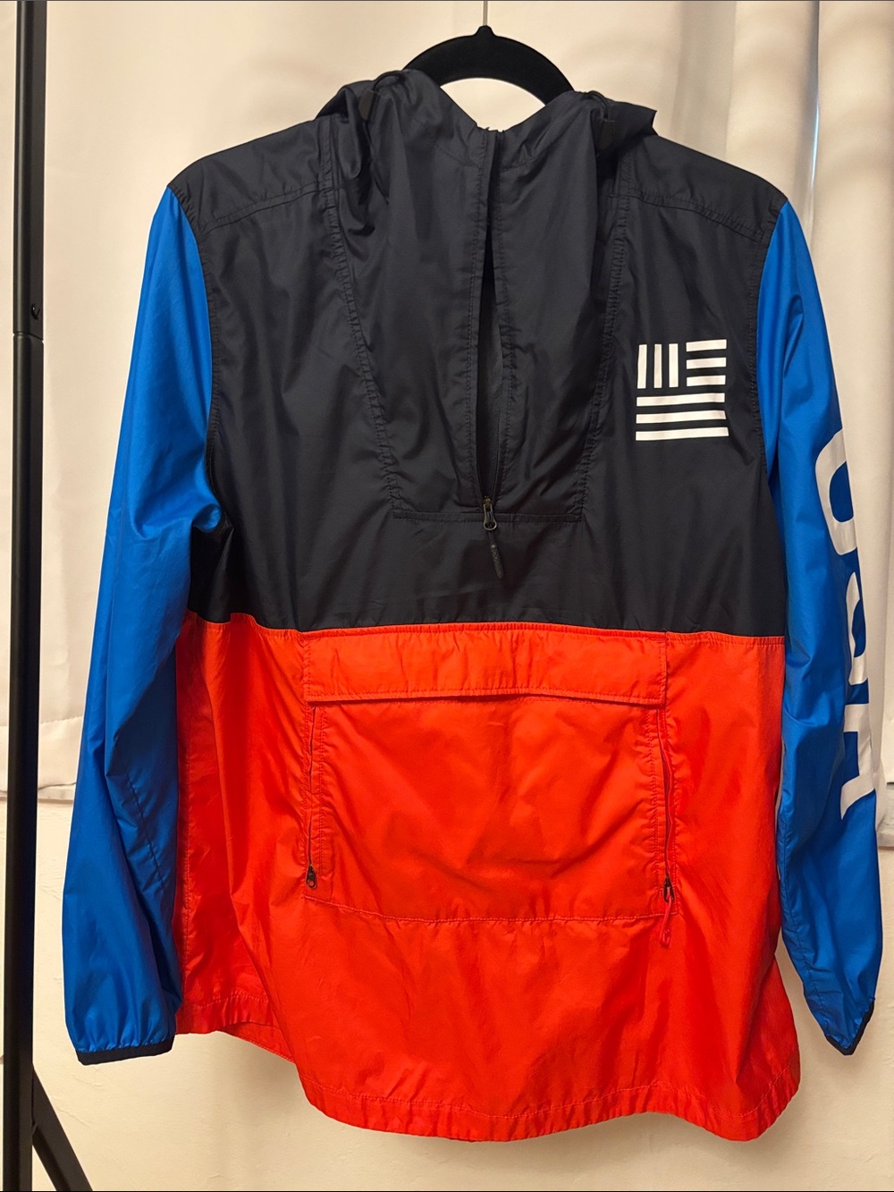 Like New—North Face Women’s Patriotic Anorak - Red White & Blue